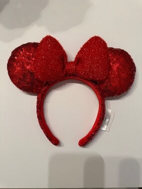 Disney Parks Classic Christmas Minnie Mouse Ear